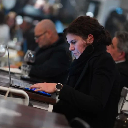 Patrizia Penna in sala stampa